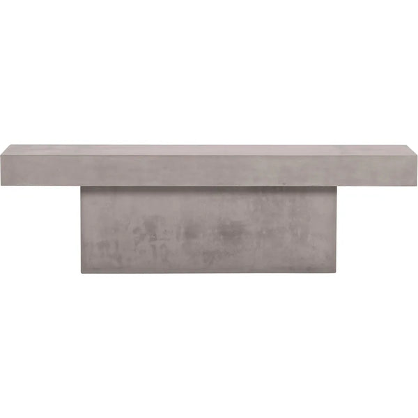 Perpetual T-Bench – Slate Gray Outdoor Bench