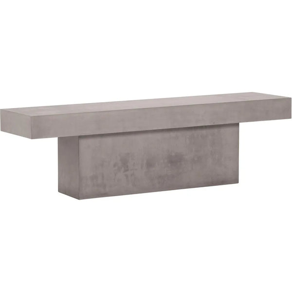 Perpetual T-Bench – Slate Gray Outdoor Bench