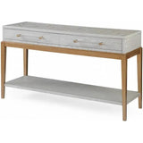 Perrine Wooden Rectangular Console Table