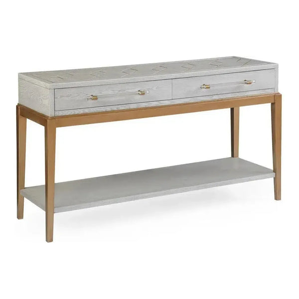 Perrine Wooden Rectangular Console Table-Console Tables-Bassett Mirror-LOOMLAN