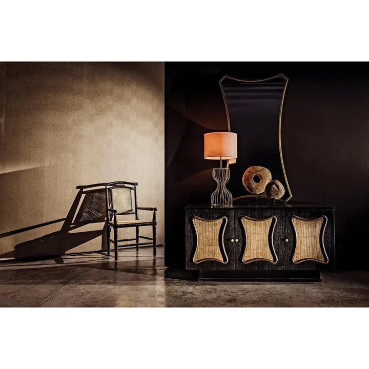 Perry Metal Table Lamp With Shade Finish - LOOMLAN - Noir - Table Lamps