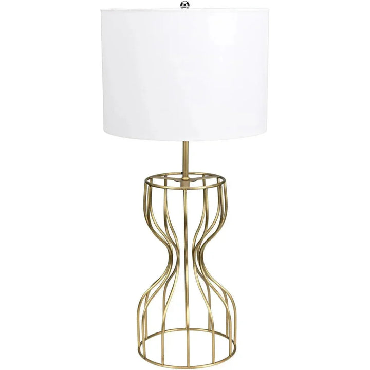 Perry Metal Table Lamp With Shade Finish - LOOMLAN - Noir - Table Lamps