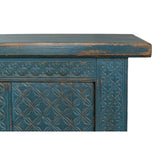 Persian Blue Sideboard Cabinet For Living Room-Sideboards-Sarreid-LOOMLAN