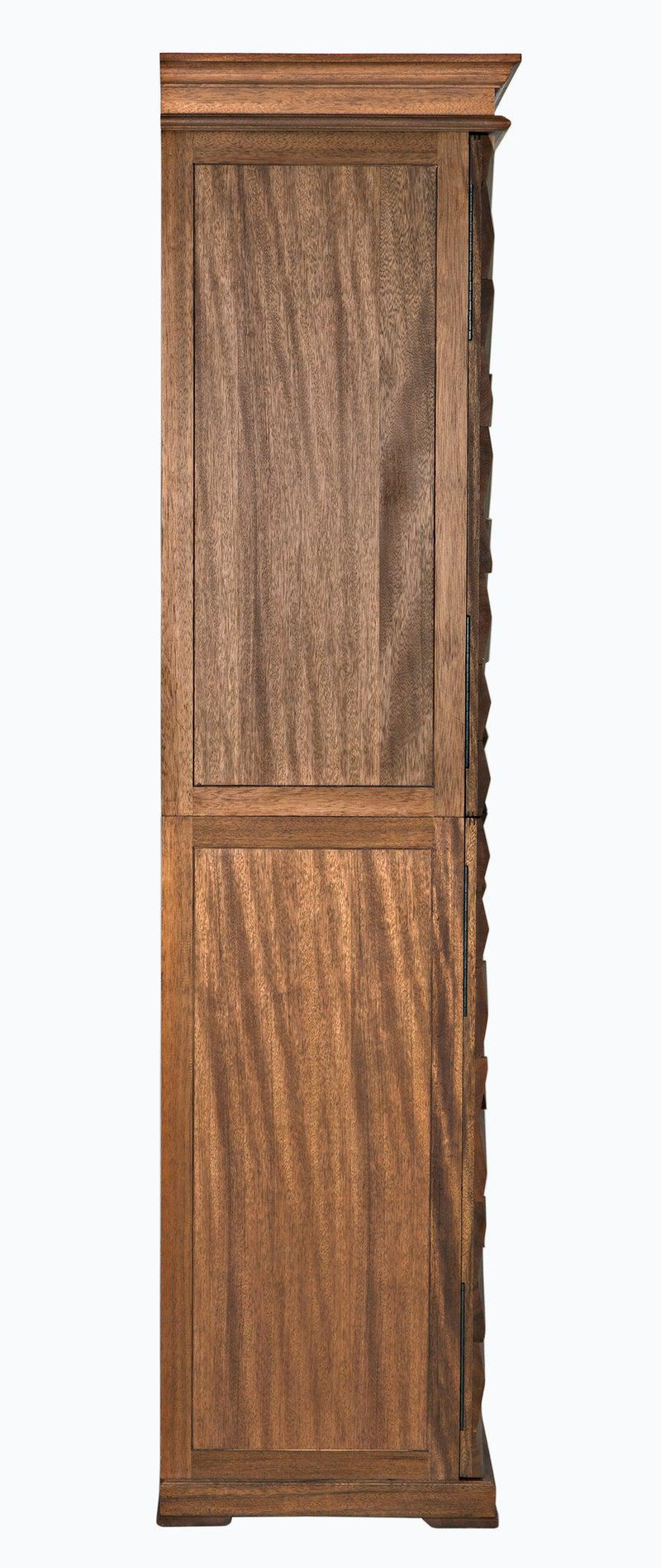 Petal Hutch Bookcase Armoire Cabinet-Bookcases-Noir-LOOMLAN