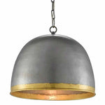 Pewter Polished Brass Matute Pendant