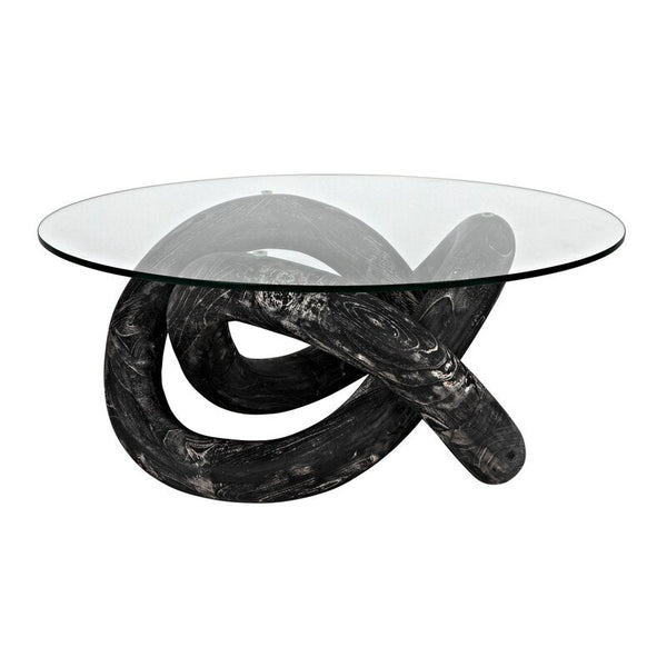 Phobos Coffee Table-Coffee Tables-Noir-LOOMLAN