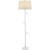 Piaf Aluminum White Floor Lamp