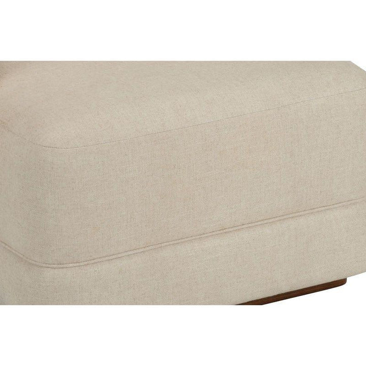 Piano Modern Design White Chaise - LOOMLAN - Wildwood - Chaises