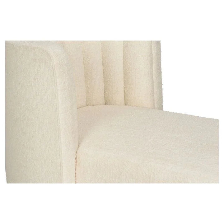 Piano Modern Design White Chaise - LOOMLAN - Wildwood - Chaises