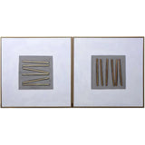 Pick Up Sticks Set Hand Painted Wall Art