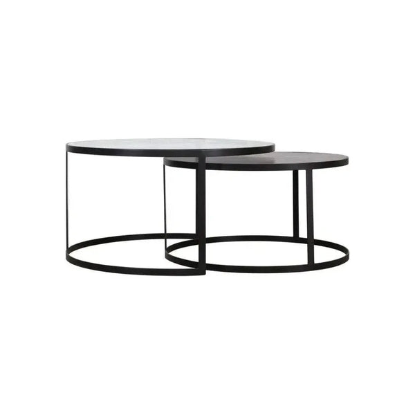 Pierre Iron d Nesting Round Coffee Table