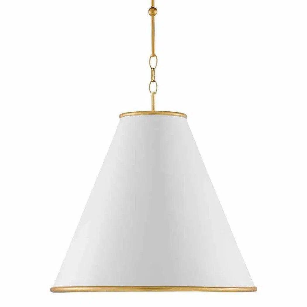 Pierrepont Gold & White Large Pendant