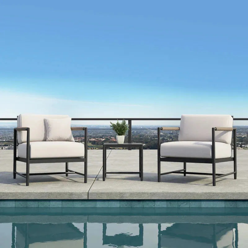 Pietra Aluminum Outdoor End Table