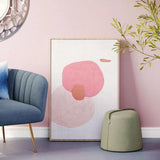 Pink Geode Canvas Wall Art