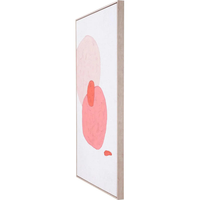 Pink Geode Canvas Wall Art