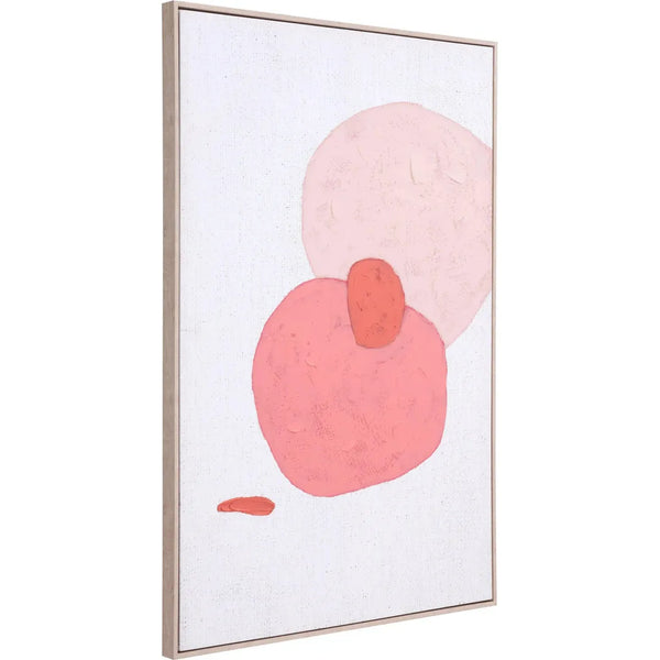 Pink Geode Canvas Wall Art