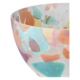 Pink Jaspe Glass Watercolor Bowl - Large