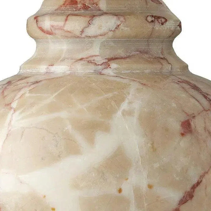 Pink Piccolo Tan Mini Table Lamp - LOOMLAN - Currey & Co - Table Lamps