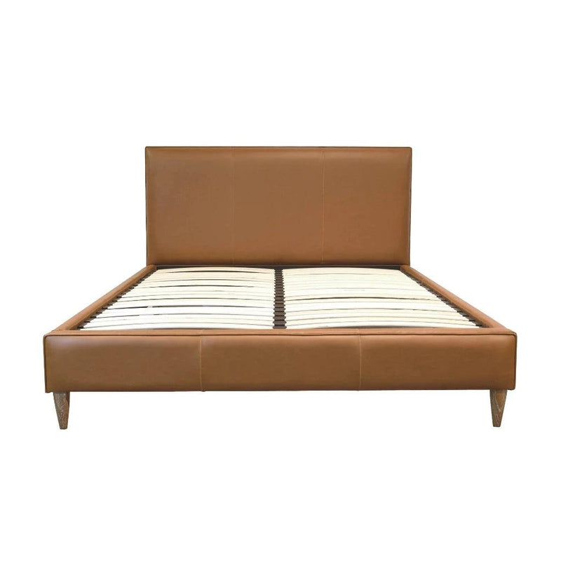 Pisa Leather Luxurious Bed-Beds-LH Imports-LOOMLAN