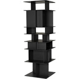 Pisa Shelf, Black Steel-Wall Shelves & Ledgers-Noir-LOOMLAN