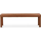 Place Iron and Wood Dining Bench-Dining Benches-Moe's Home-Rust-LOOMLAN