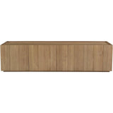 Plank Natural Wood Media Cabinet-TV Stands & Media Centers-Moe's Home-LOOMLAN