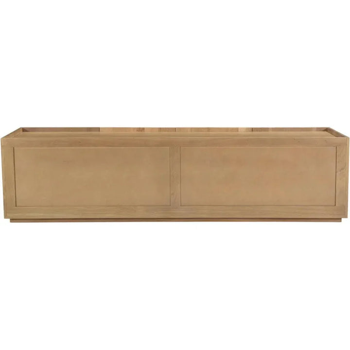 Plank Natural Wood Media Cabinet - LOOMLAN - Moe's Home - TV Stands & Media Centers