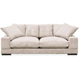 Plunge Polyester and Plywood Brown Sofa Sofas & Loveseats LOOMLAN By Moe's Home