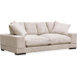 Plunge Polyester and Plywood Brown Sofa Sofas & Loveseats LOOMLAN By Moe's Home