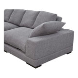 Plunge Reversible Chaise Sectional Grey Sectionals LOOMLAN By Moe's Home