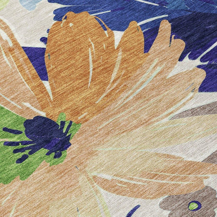 Plyven Blue Washable Indoor - Outdoor Rug - LOOMLAN - LOOMLAN Rugs - Outdoor Rugs