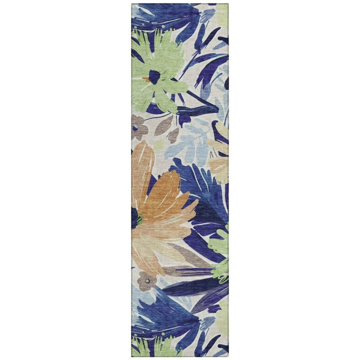 Plyven Blue Washable Indoor - Outdoor Rug - LOOMLAN - LOOMLAN Rugs - Outdoor Rugs
