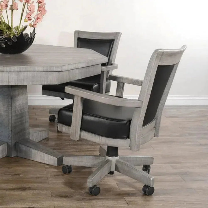 Poker Table Reversible Table Convertible to Dining Table-Game Tables-Sunny D-LOOMLAN