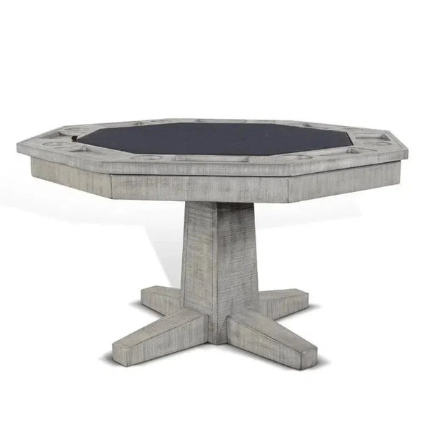 Poker Table Reversible Table Convertible to Dining Table-Game Tables-Sunny D-LOOMLAN