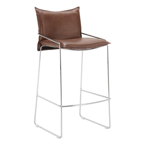 Pola Faux Leather Barstool