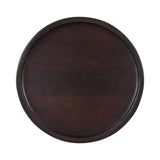 Polina Wooden Round Stylish Side Table-Side Tables-LH Imports-LOOMLAN