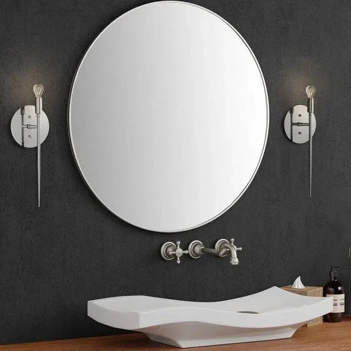 Polished Nickel Bel Canto Nickel Wall Socnce - LOOMLAN - Currey & Co - Wall Sconces