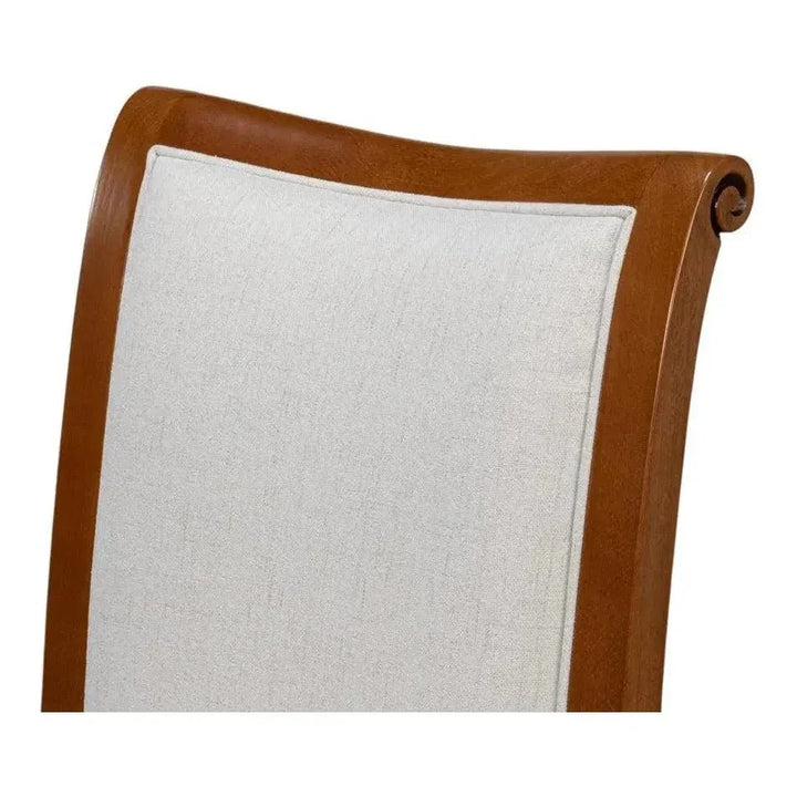 Polk Wood Brown Armless Side Chair 2PC - LOOMLAN - Sarreid - Accent Chairs