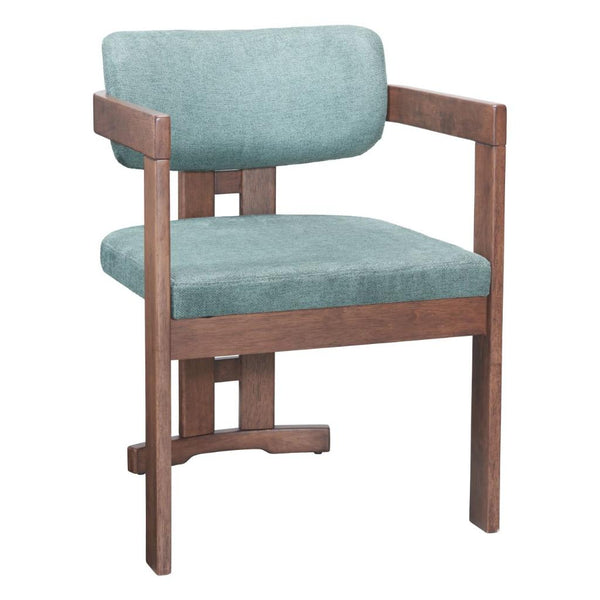 Poly Moss Gray Fabric Dining Chair