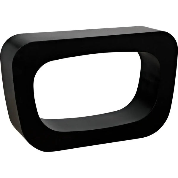 Ponte Console, Black Steel - LOOMLAN - Noir - Console Tables