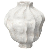 Poppy Porcelain Decorative Vase Jamie Young 9.5 Inch-Vases & Jars-Jamie Young-LOOMLAN