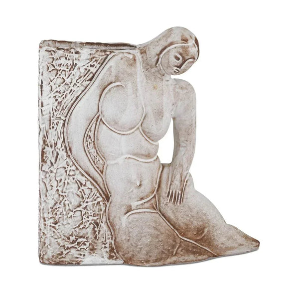 Porcelain Mid - Century Decor Paramour Vase - LOOMLAN - Currey & Co - Vases & Jars