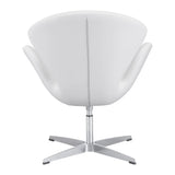Pori Occasional Chair White Club Chairs LOOMLAN By Zuo Modern