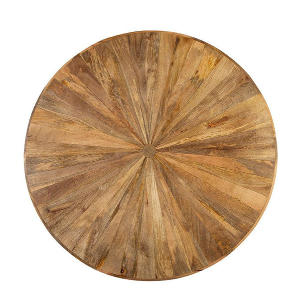 Porter Natural Wooden Round Dining Table