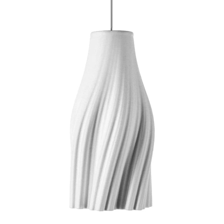 Posh Modern Light Fixture Porcelain Pendant - LOOMLAN - Currey & Co - Pendants
