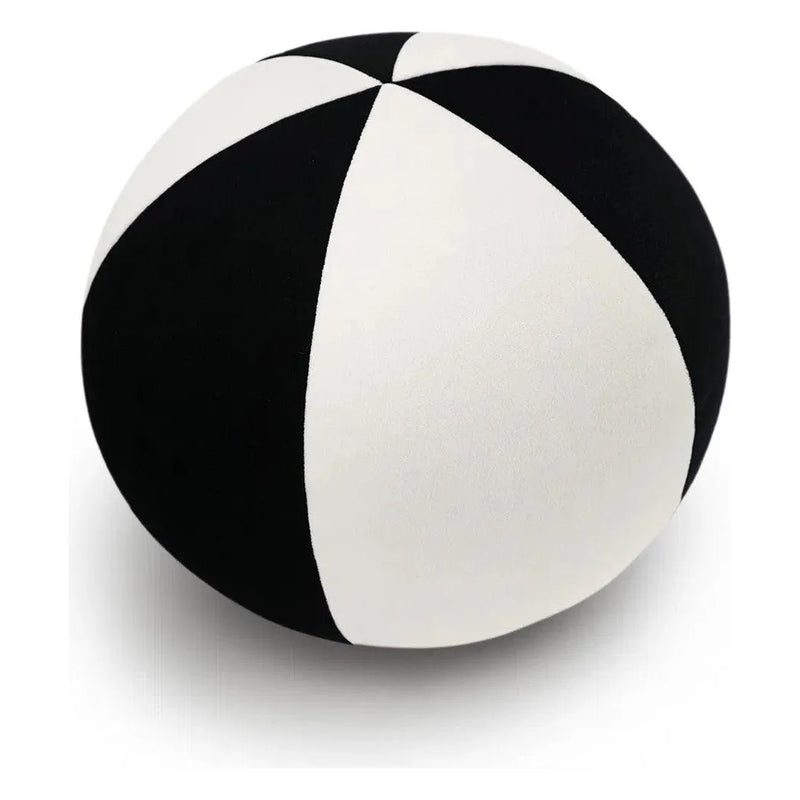 Posh Ball II Black Throw Pillow With Insert