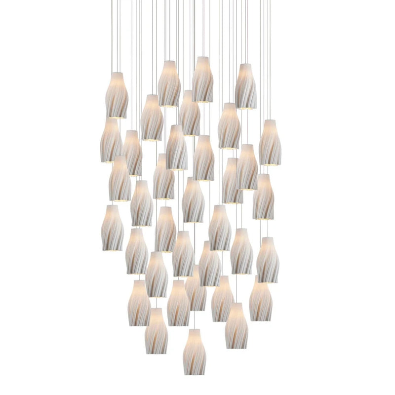 Posh Modern Light Fixture Porcelain Pendant