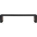 Post Wood Large Dining Bench-Dining Benches-Moe's Home-Black-LOOMLAN