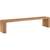 Post Wood Large Dining Bench-Dining Benches-Moe's Home-LOOMLAN