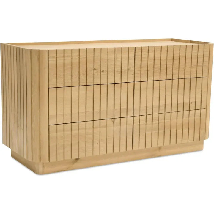 Povera Wood 6 Drawer Dresser - LOOMLAN - Moe's Home - Dressers